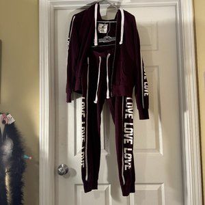 Reflex Burgundy Jogger Set